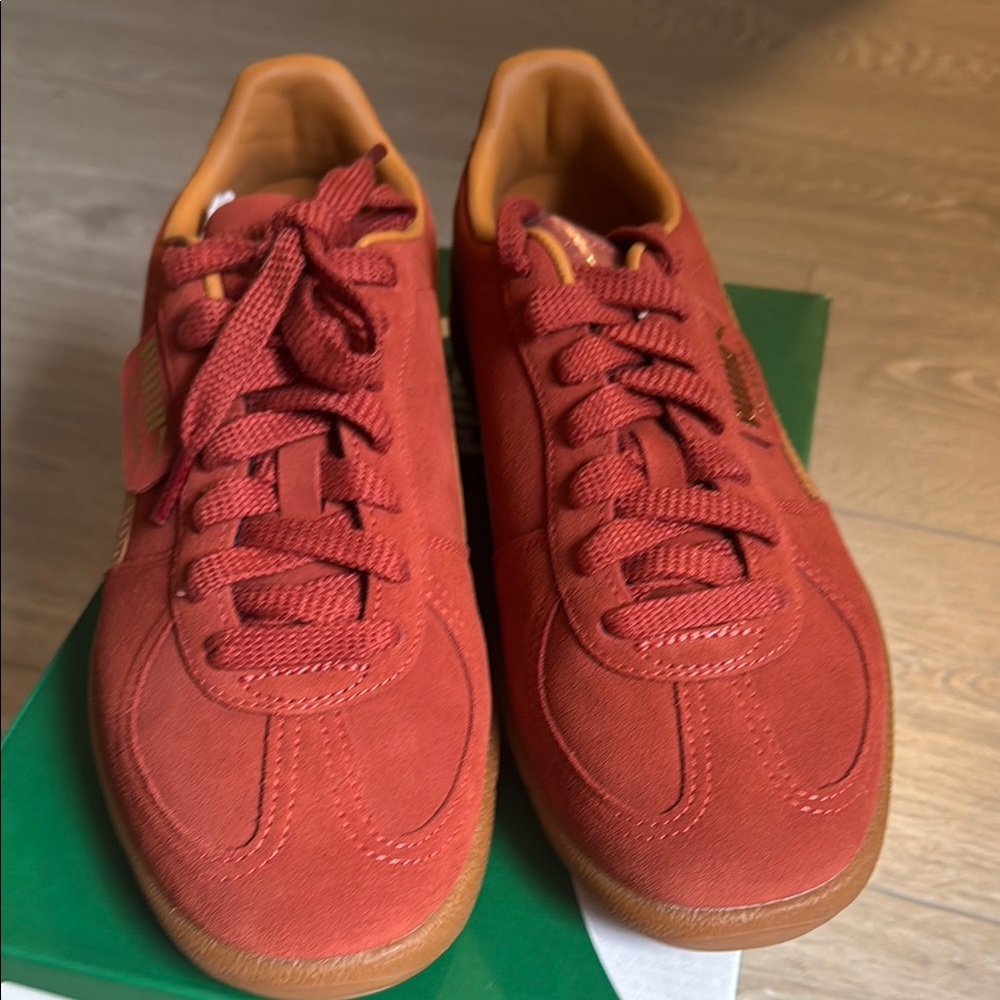 Puma Red and Tan Sneakers - Picture 5 of 5
